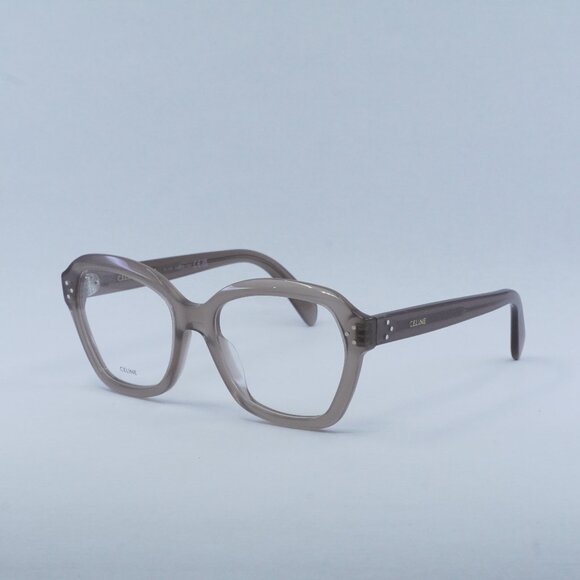 Celine CL50100I 045 Eyeglasses Shiny Hazelnut 54mm Geometric Frame main image 7